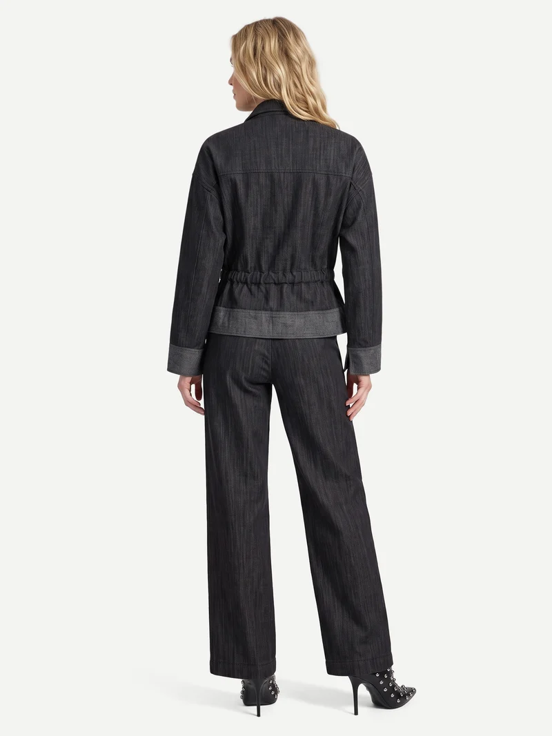 ASTI Jacke - Black Denim