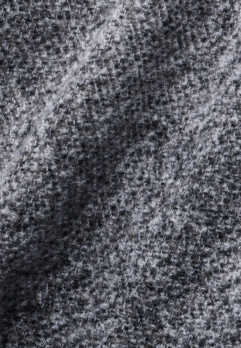 TWEED STRAIGHT HOSE | silver melange