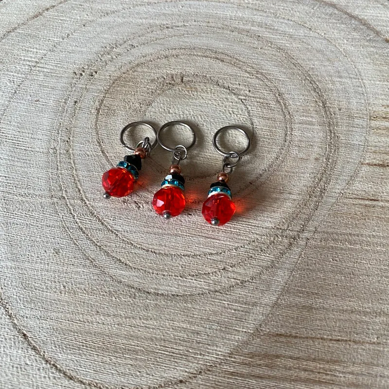 Maschenmarkierer 3- teiliges Set.