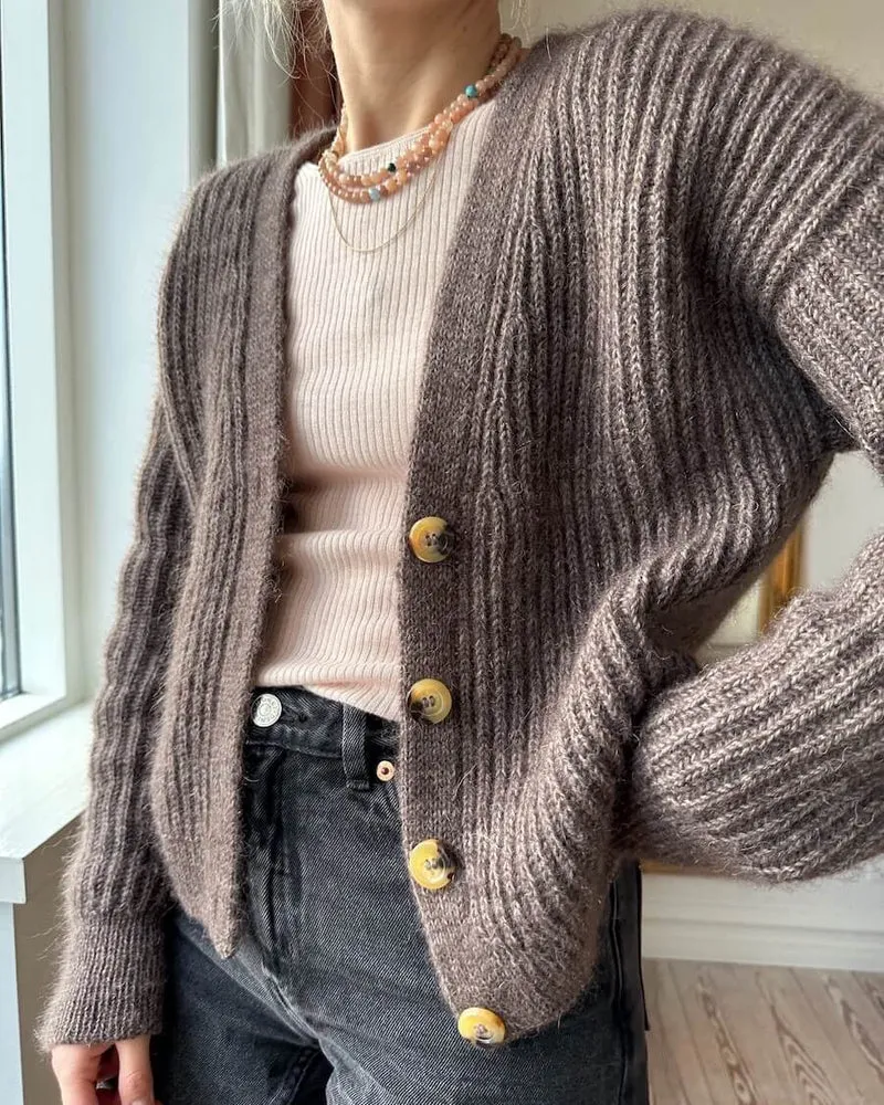 Strickanleitung Agnete Cardigan PetiteKnit (Druckversion)