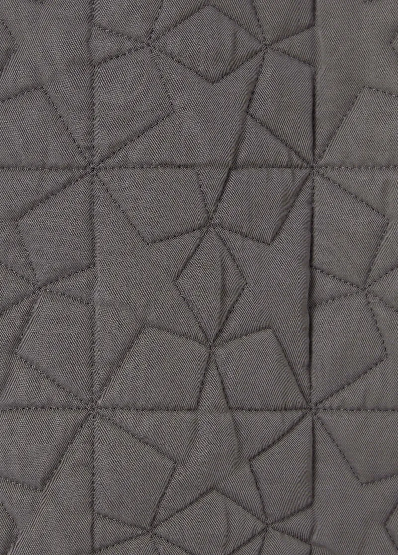 Washed-effect star and hooded jacket