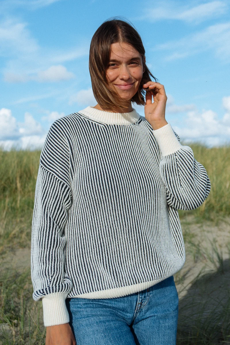 Strickpullover Hella Navy Striped