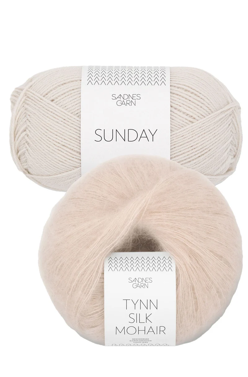 Amy Slipover Strickset, Sandnes Garn