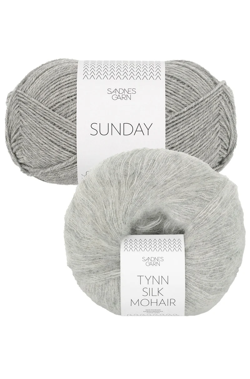 Amy Slipover Strickset, Sandnes Garn