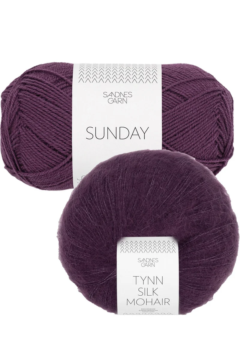 Amy Slipover Strickset, Sandnes Garn