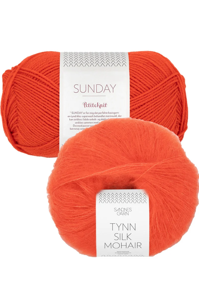 Amy Slipover Strickset, Sandnes Garn