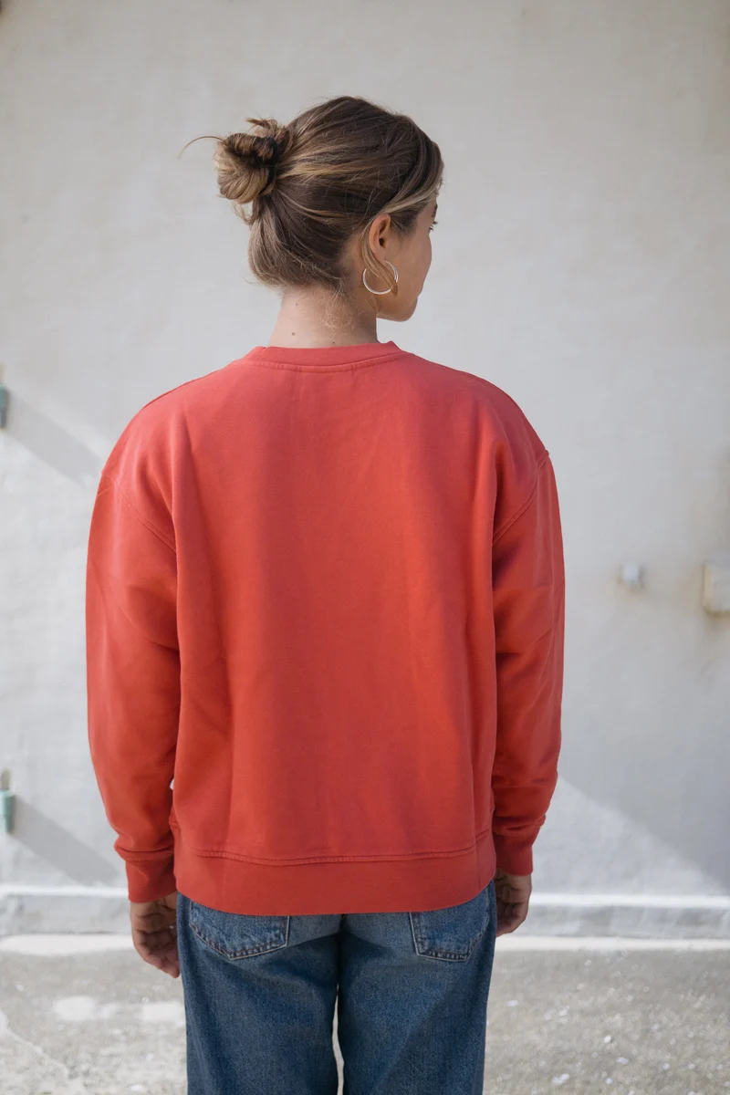 Sweater Fonte Korallenrot