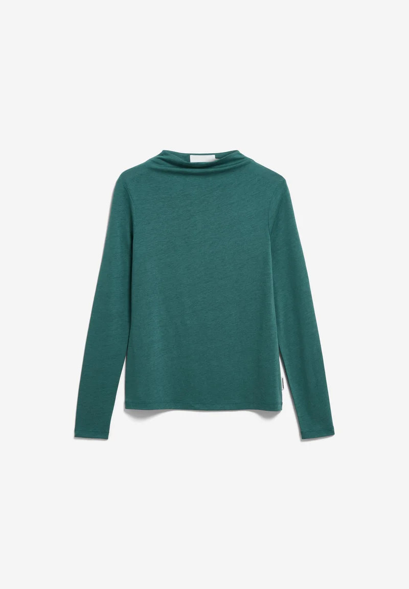 CALUNAA LANGARMSHIRT | petrol velvet