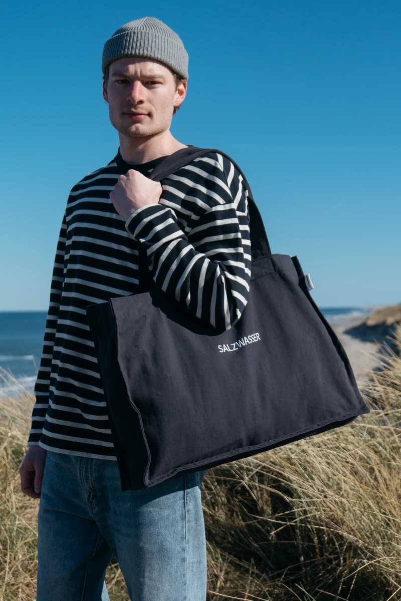 Shopper-Beachbag Dunkelblau