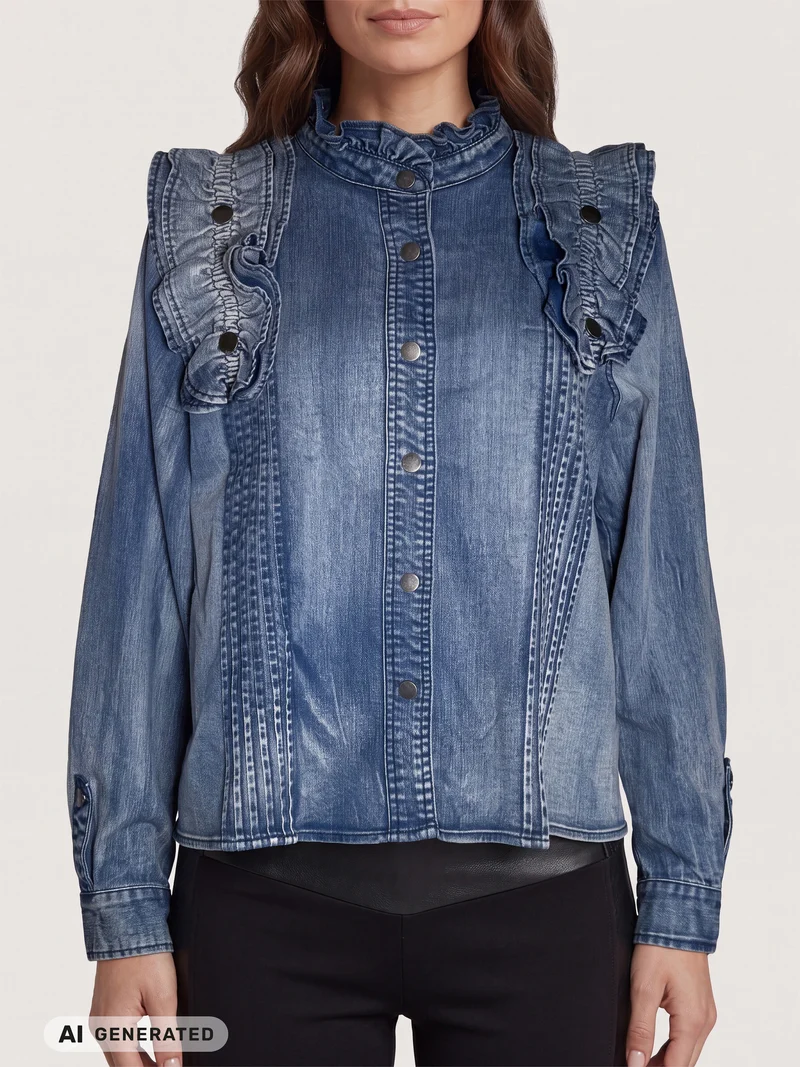 EVREN Hemd - Denim