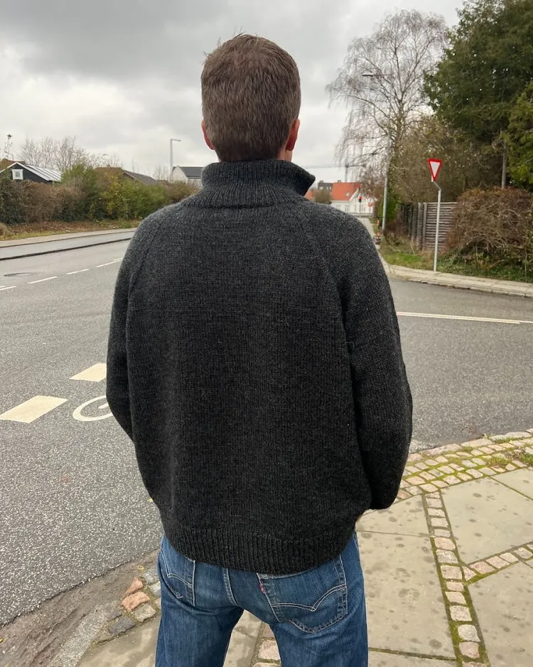 Strickset Zipper Sweater Light Man Petiteknit