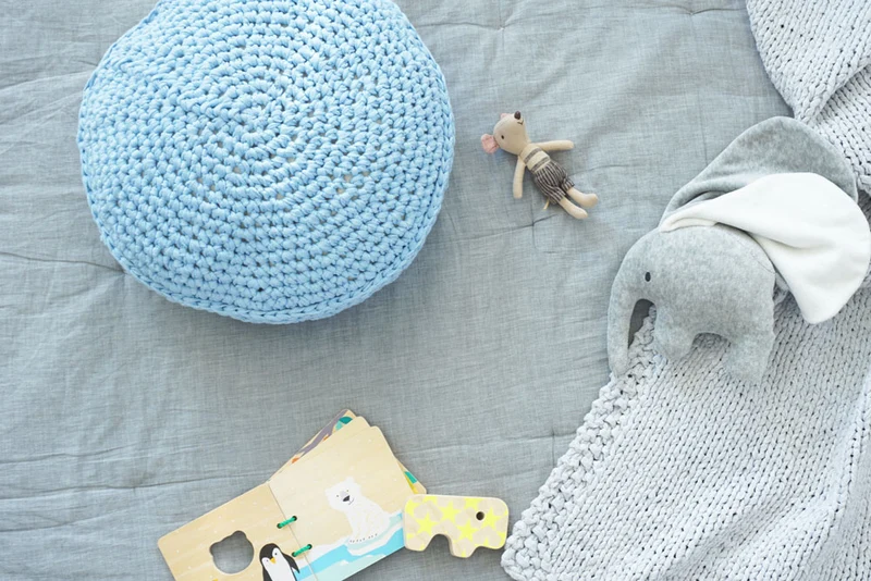 Häkelset Circle Kissen, Wooltwist