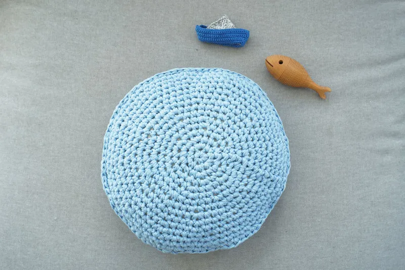 Häkelset Circle Kissen, Wooltwist