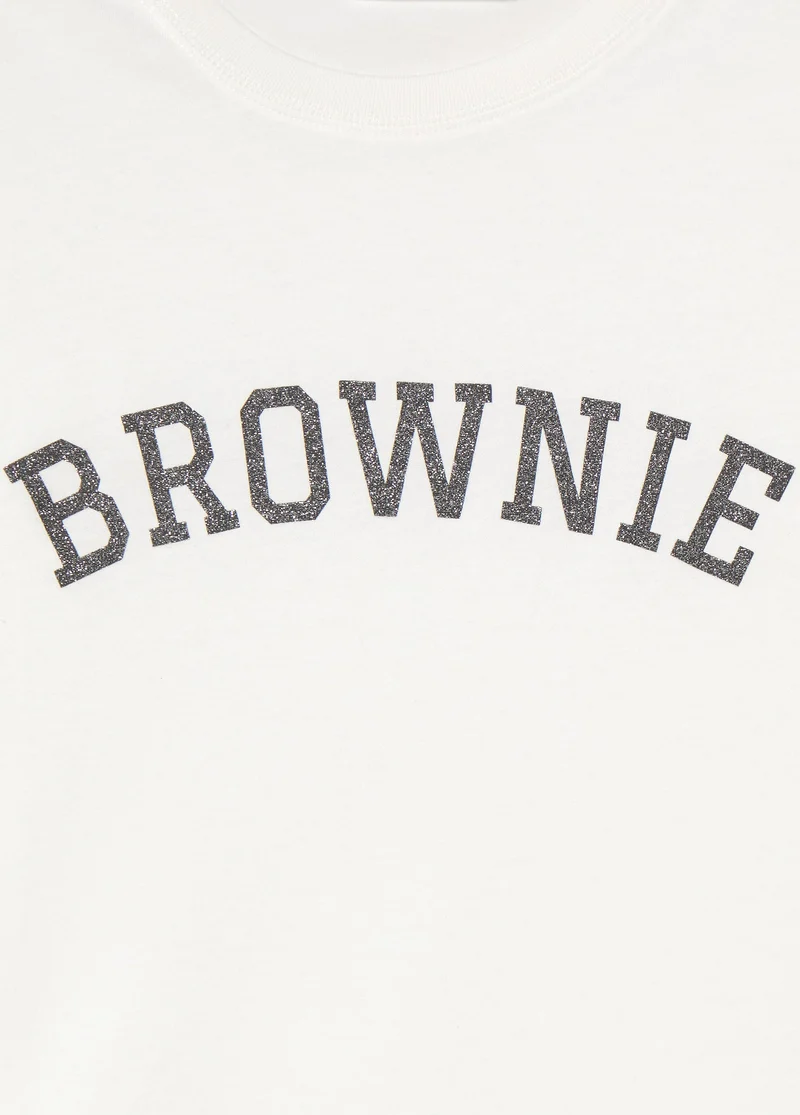 Brownie Text T-Shirt