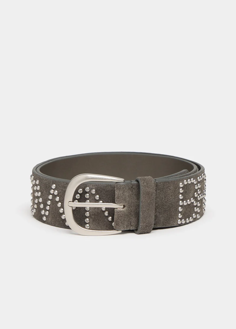 Suede belt