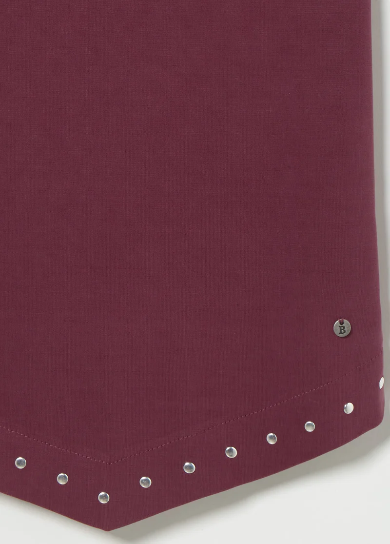 Studded halter top