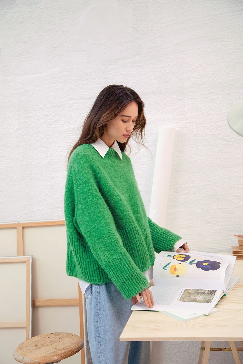 Strickset Franky Sweater, Sandnes Garn