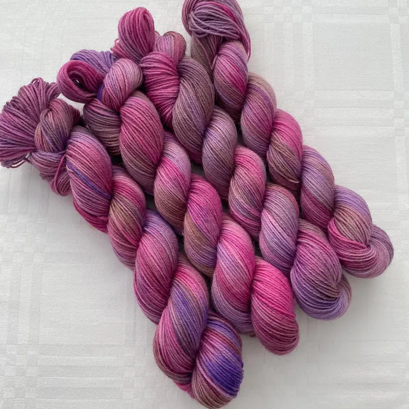 Handgefärbte Sockenwolle 4-fach./ 50 g.