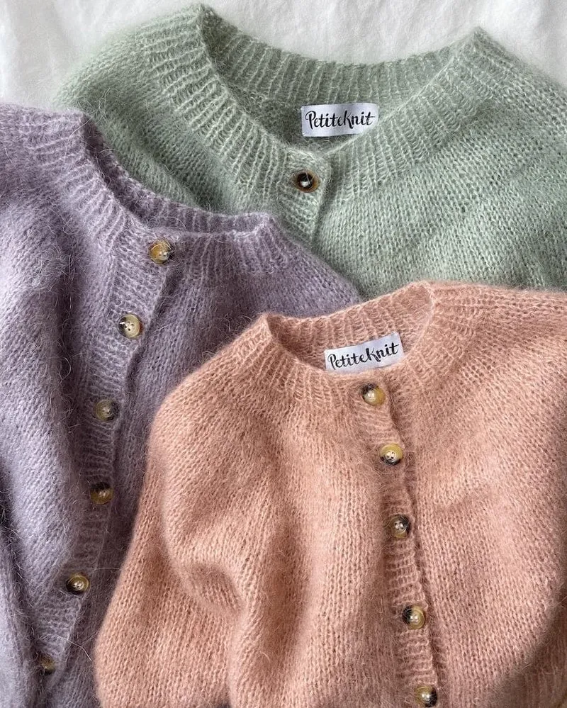 Anleitung Novice Cardigan - Mohair Edition, PetiteKnit