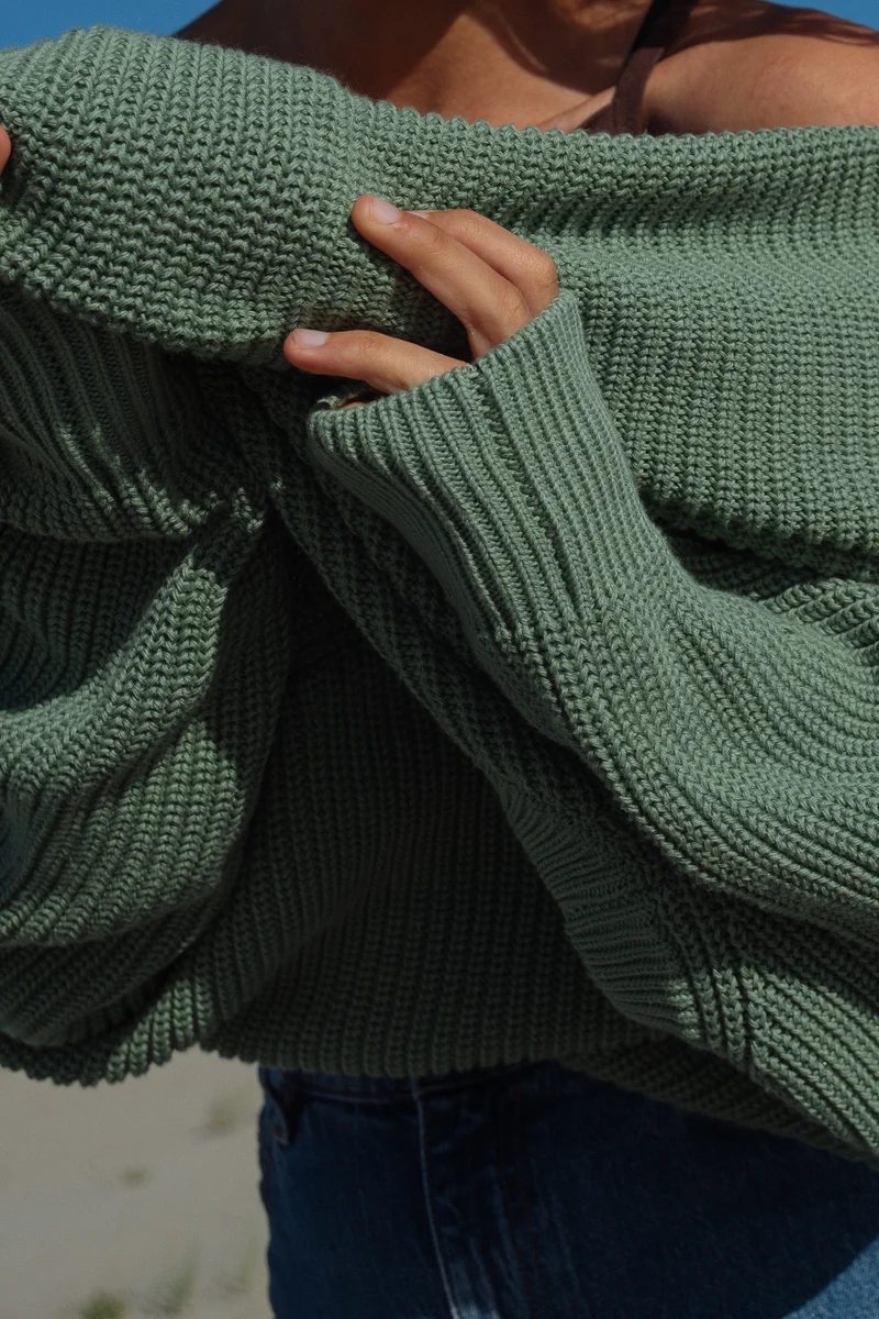 Strickpullover Hella Grün