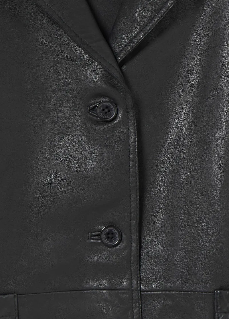 Nappa leather jacket