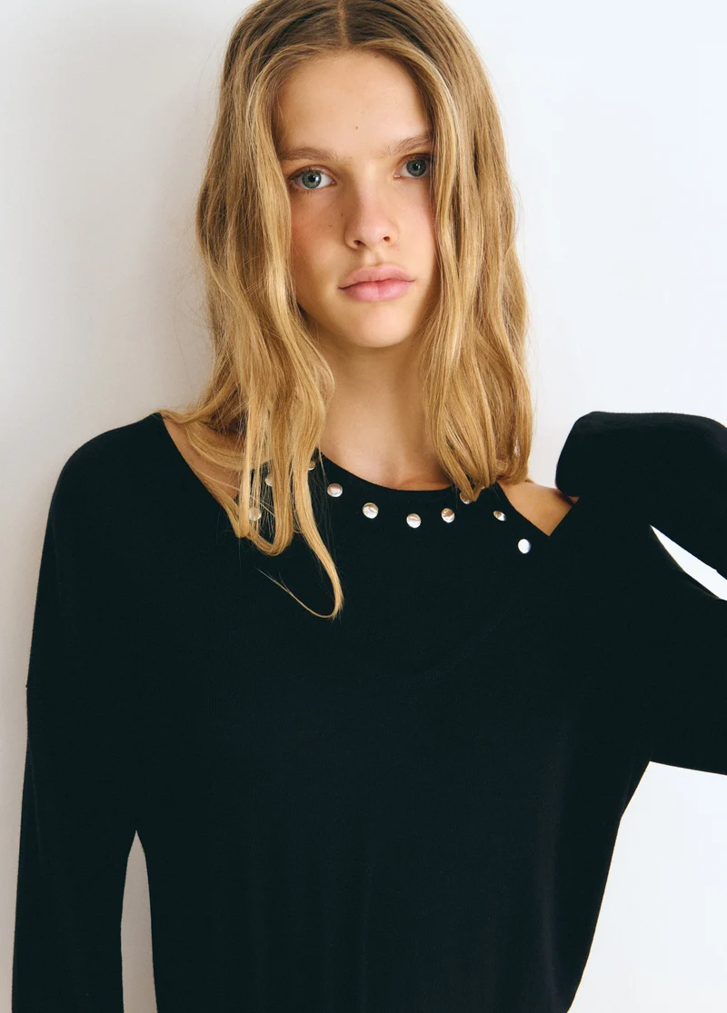 Double studded T-shirt