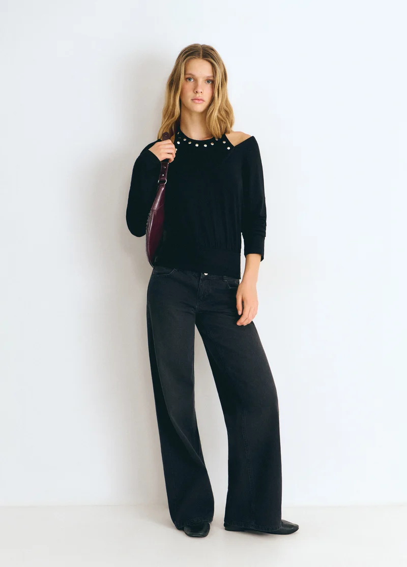 Double studded T-shirt