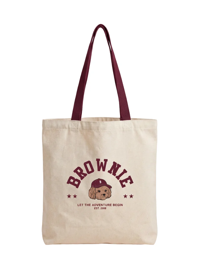 Printed fabric bag