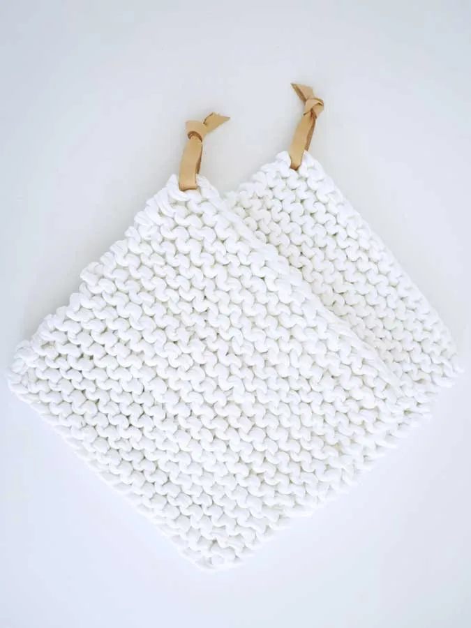 Strickset Mug Untersetzer, Wooltwist