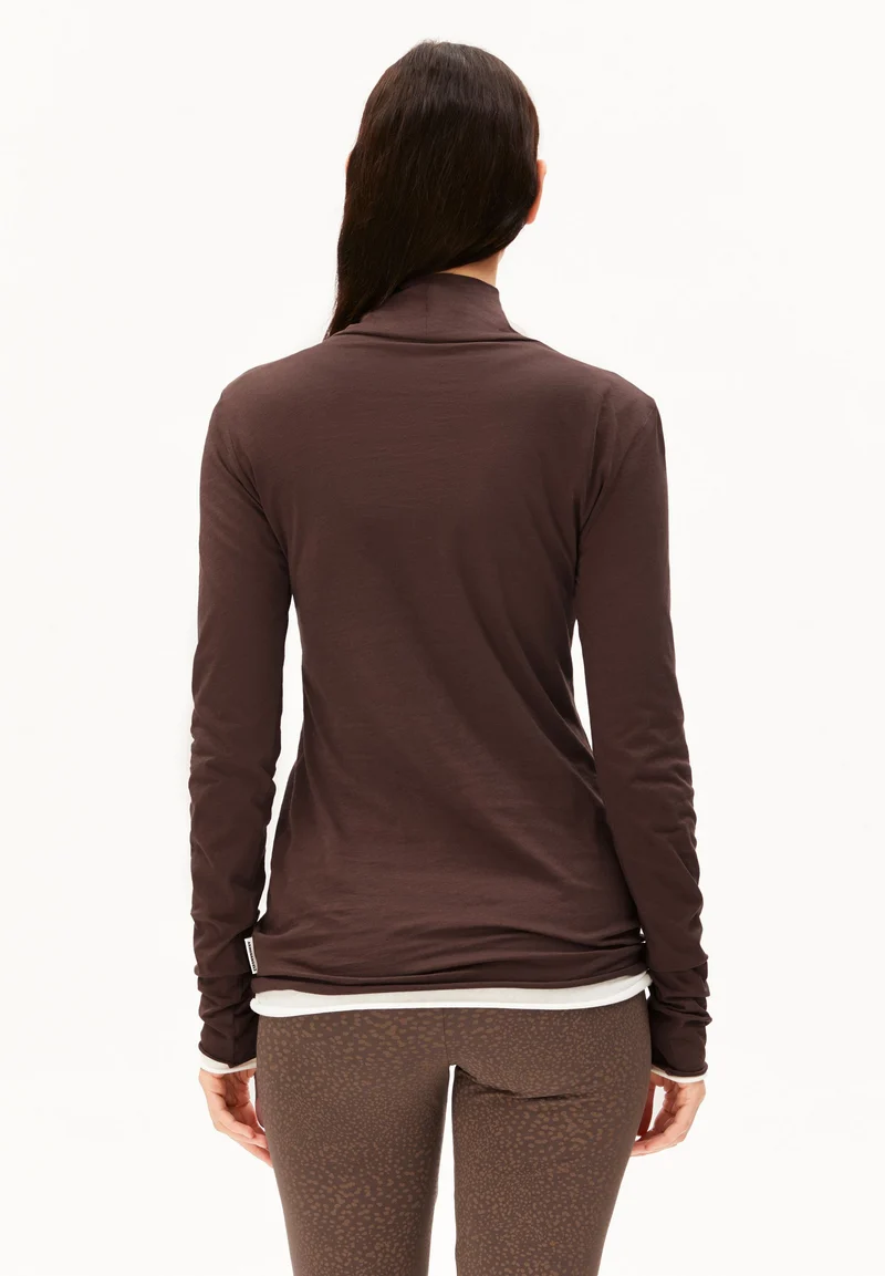 GRAZILIANAA SOFT LANGARMSHIRT | claystone