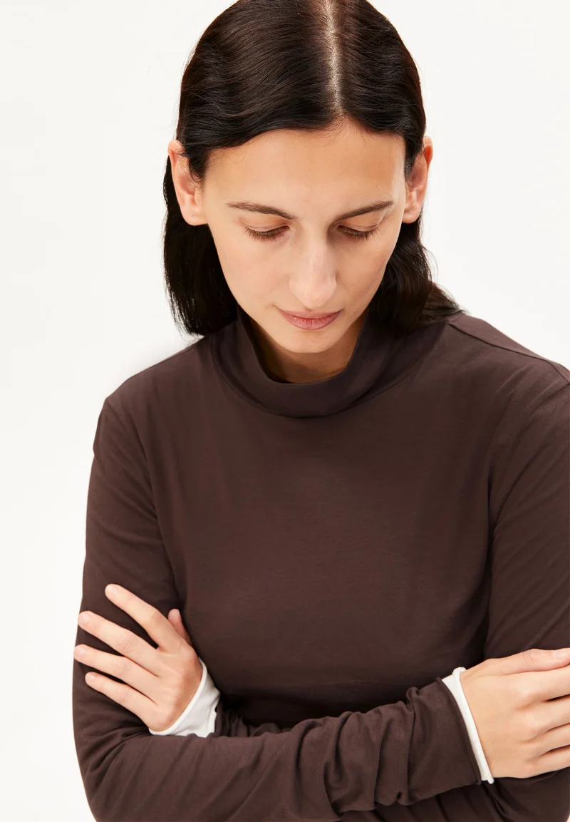 GRAZILIANAA SOFT LANGARMSHIRT | claystone