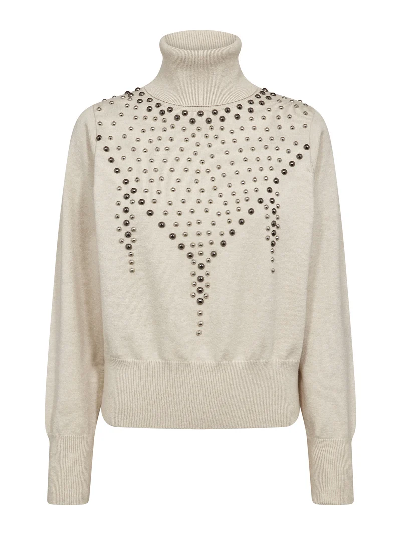 EUGENIA Bluse Gestrickt - Bone