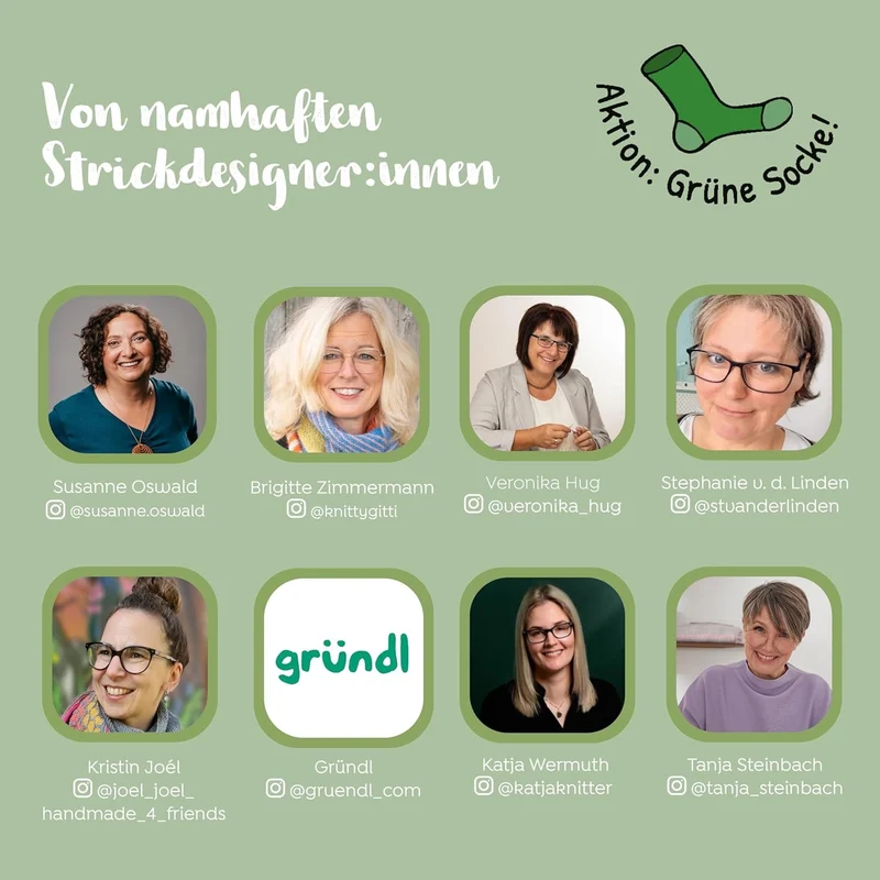 Aktion: Grüne Socke! - Das Strickbuch: Für Wärme, Mut und Hoffnung stricken.