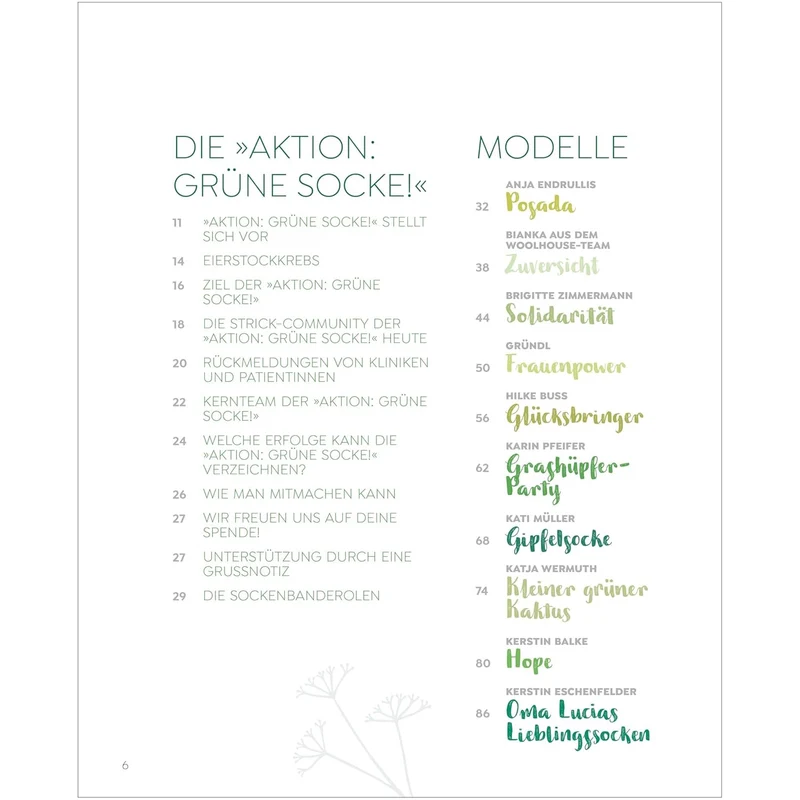 Aktion: Grüne Socke! - Das Strickbuch: Für Wärme, Mut und Hoffnung stricken.