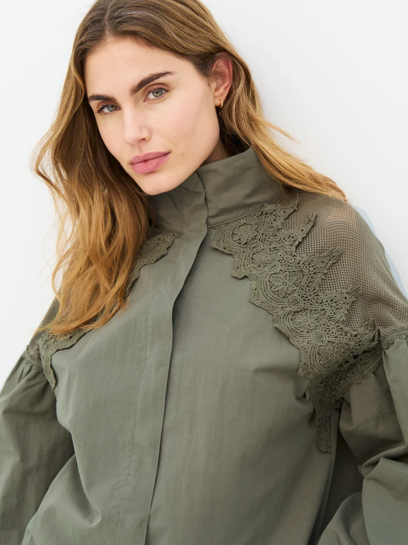ELENI Hemd - Army