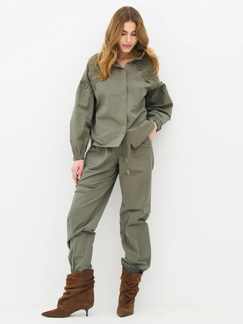 ELENI Hemd - Army