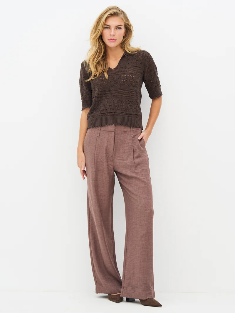 ETTA Top Gestrickt - Brown