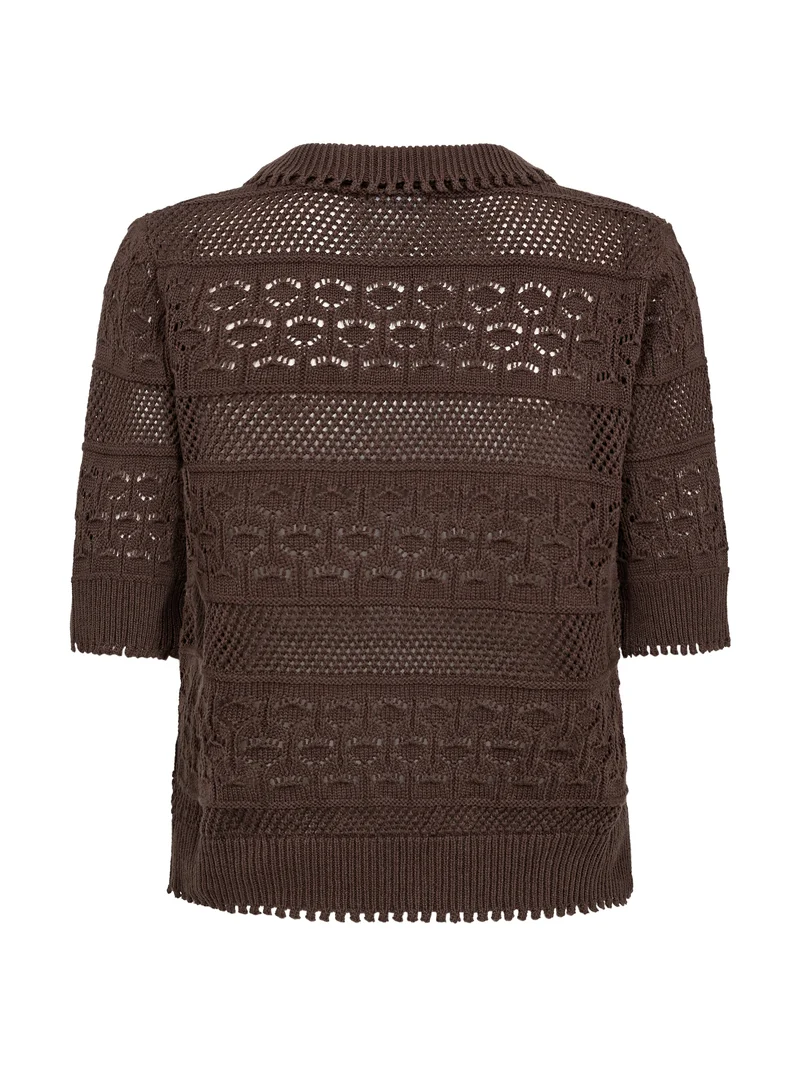 ETTA Top Gestrickt - Brown