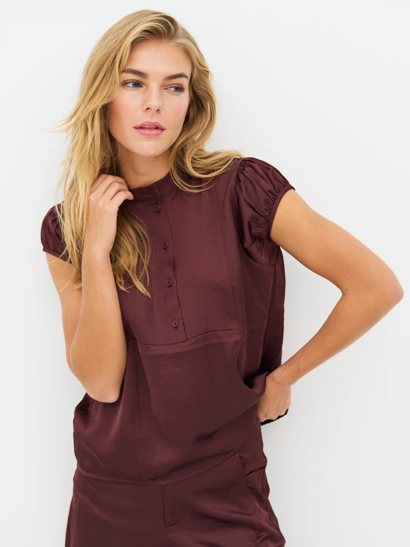 EMORY Top - Burgundy