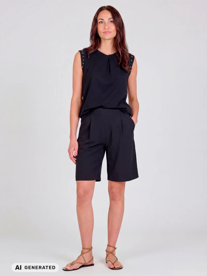 Denise Badia shorts - Schwarz
