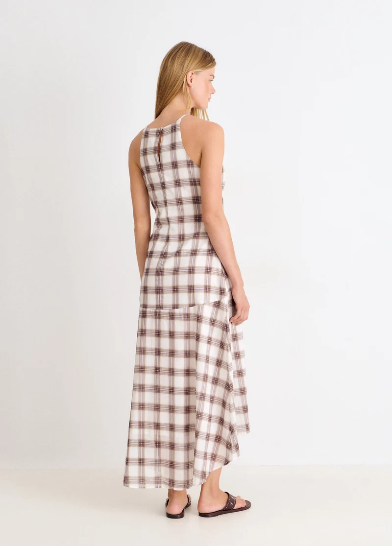 Long halter-neck dress