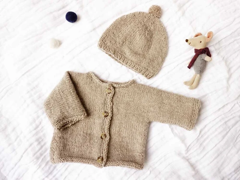 Strickset Cashme Jäckchen, Wooltwist
