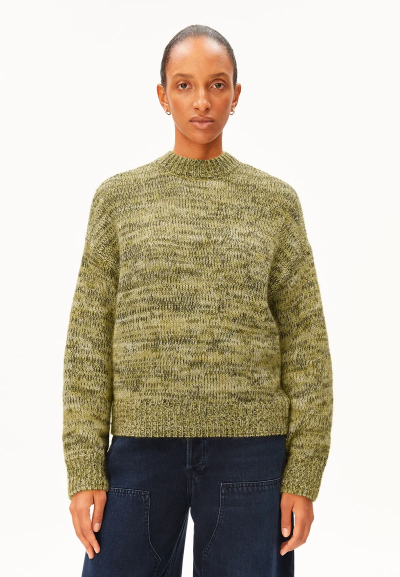 MOULINÉ BRUSHED STRICKPULLOVER | oatmilk