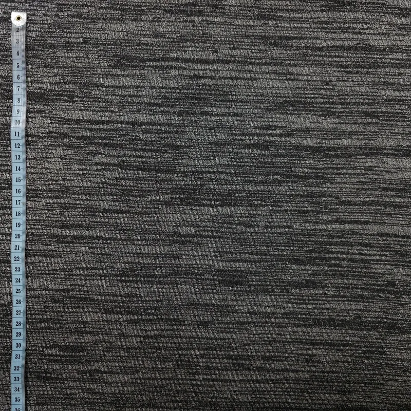 Strick Jersey gestreift grau
