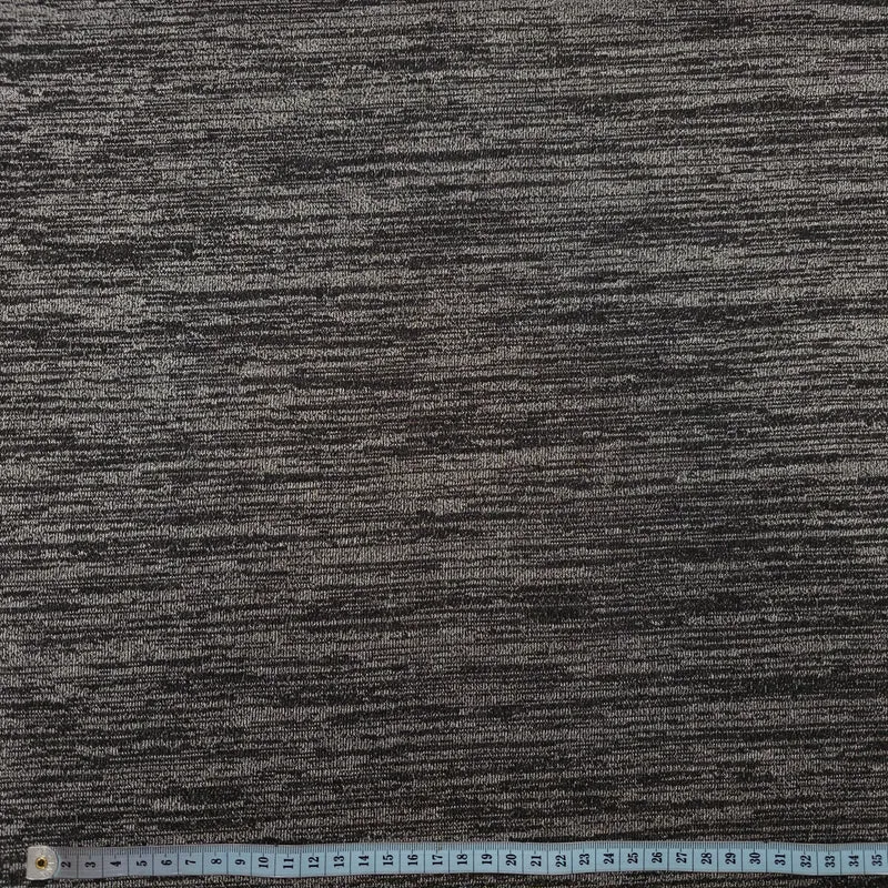 Strick Jersey gestreift grau