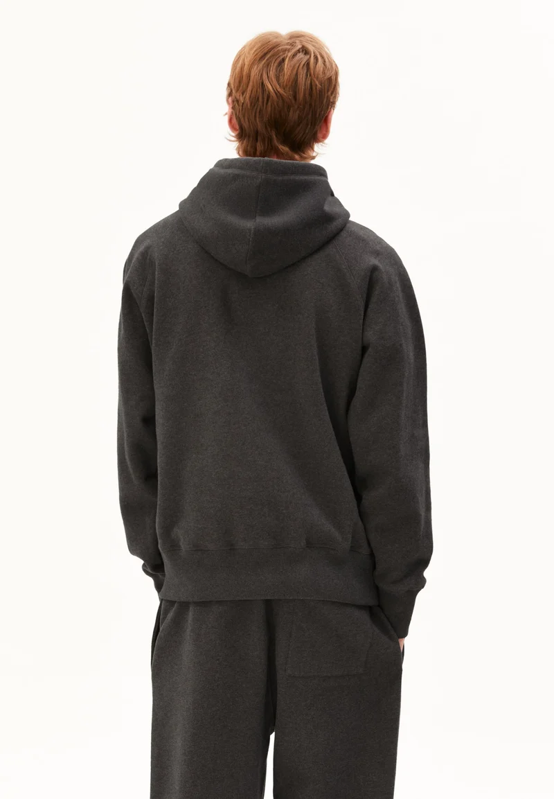 ICONIC Å MELANGE HOODIE | steel melange