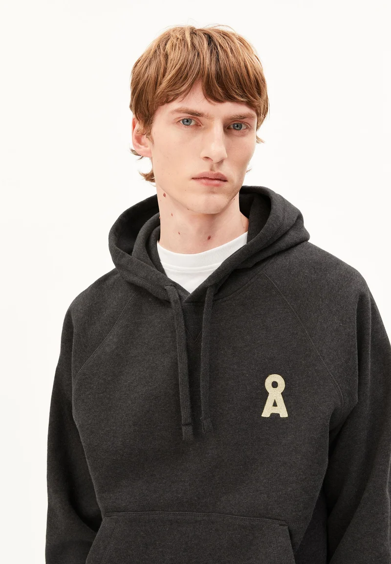 ICONIC Å MELANGE HOODIE | steel melange