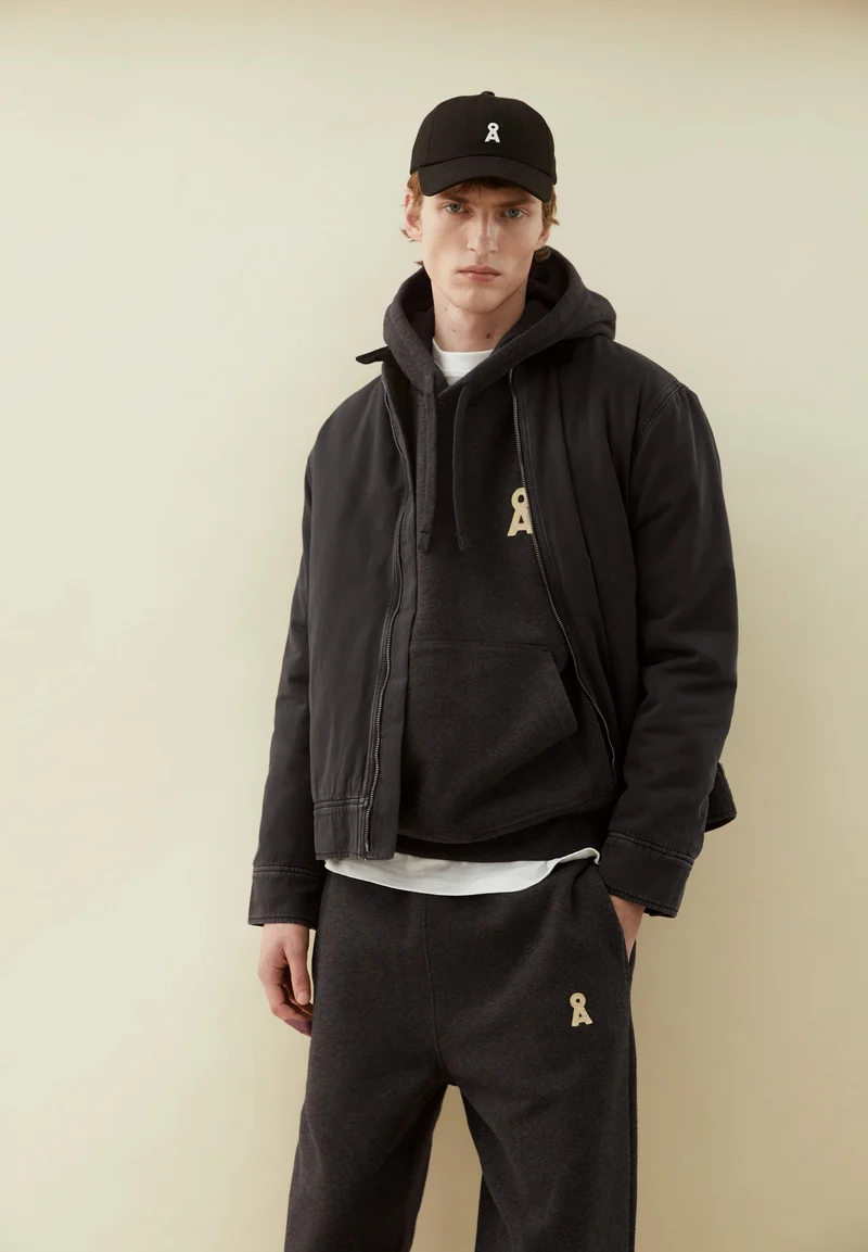 ICONIC Å MELANGE HOODIE | steel melange