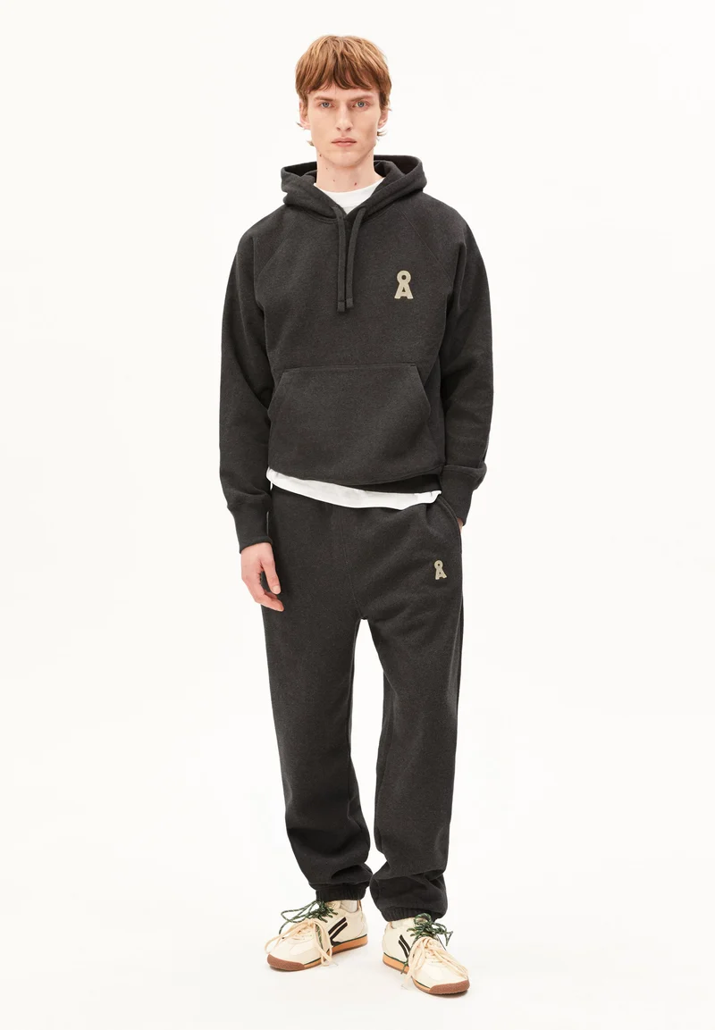 ICONIC Å MELANGE HOODIE | steel melange
