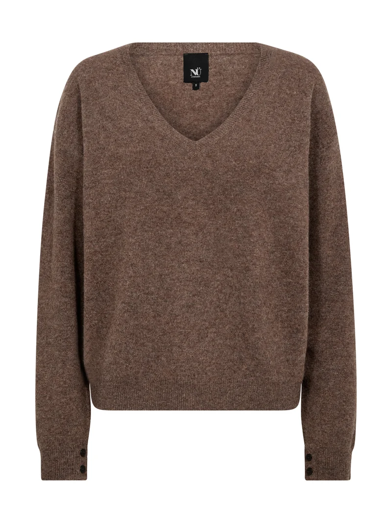 Erikka Merino/Cashmere Bluse - Brown